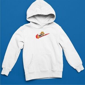White Rengoku Demon Slayer Hoodie